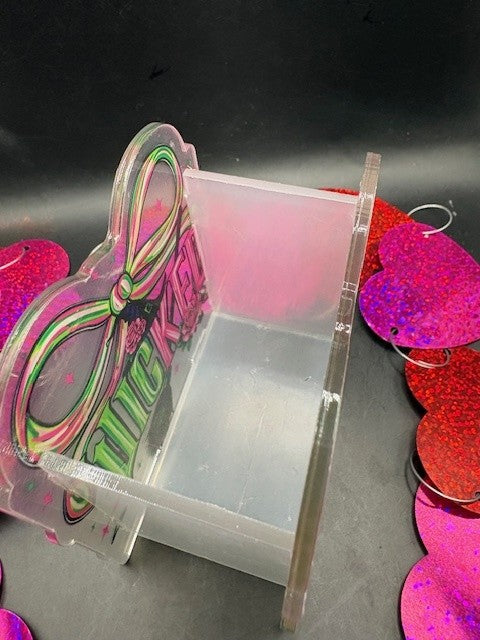 Acrylic Pen Holder: Desk Organizer, Pencil Box